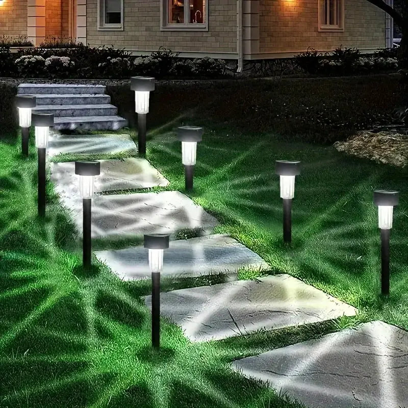 Lot De 10 Lampes Solaires Pour Jardin
