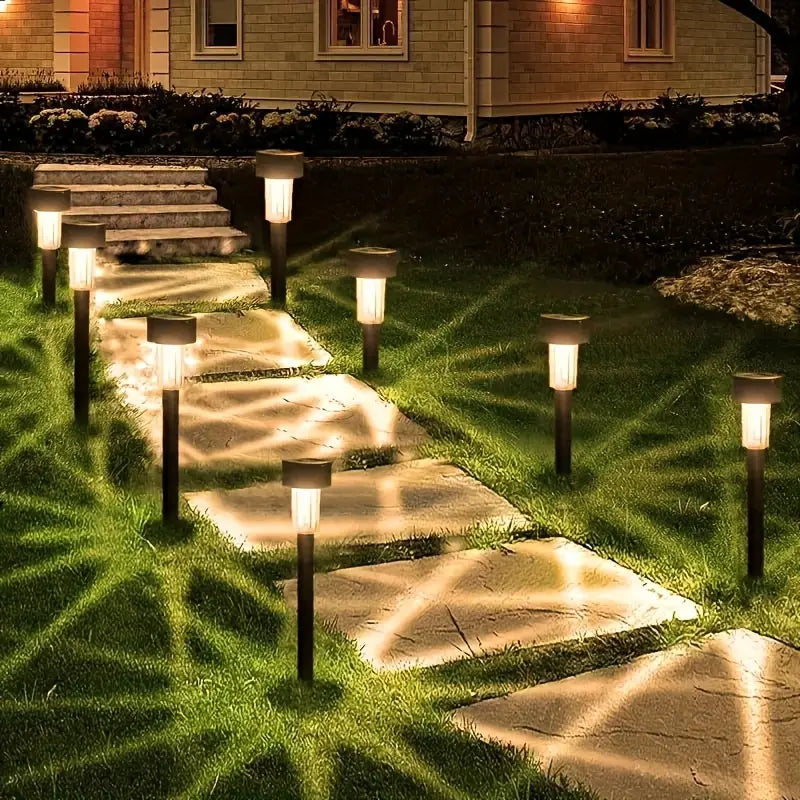 Lot De 10 Lampes Solaires Pour Jardin